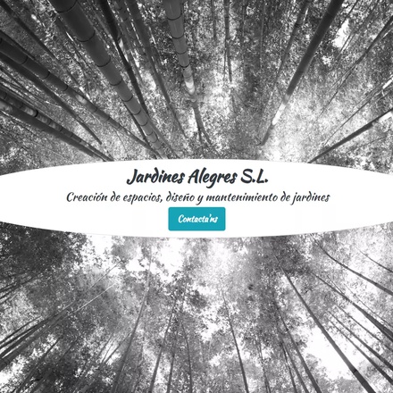 Página Web de Jardines Alegres S.L.