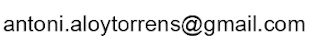 Email de Antoni Aloy Torrens